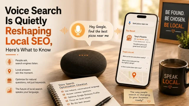 Voice Search Is Quietly Reshaping Local SEO, Here’s What to Know